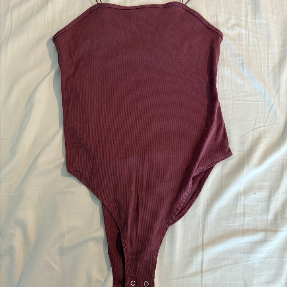 Wild Fable Women’s Burgundy/Purple Bodysuit